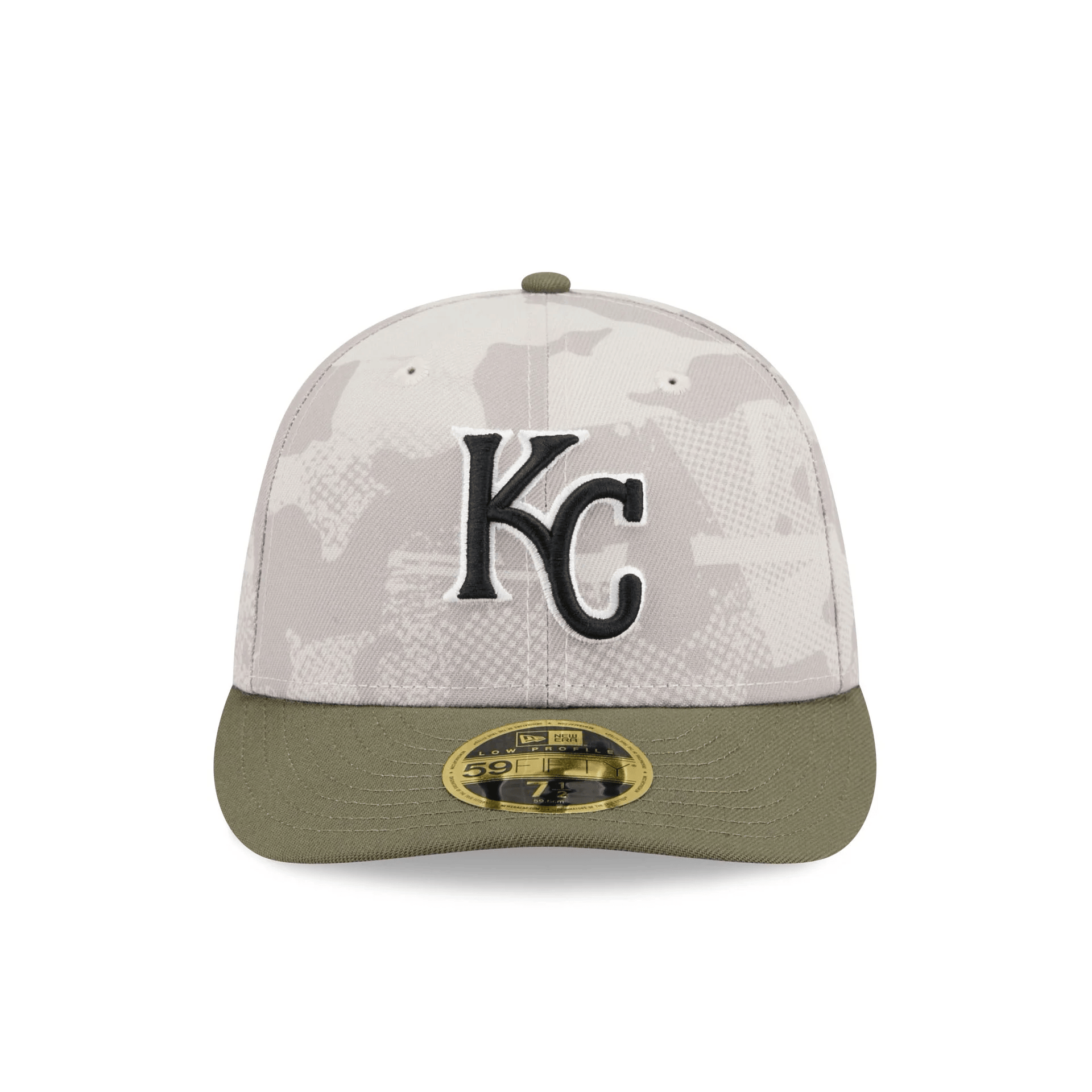 Kansas City Royals Camo Hat MLB Armed Forces Day 2025 Hat Merch Unique Father'sDay Gifts-1