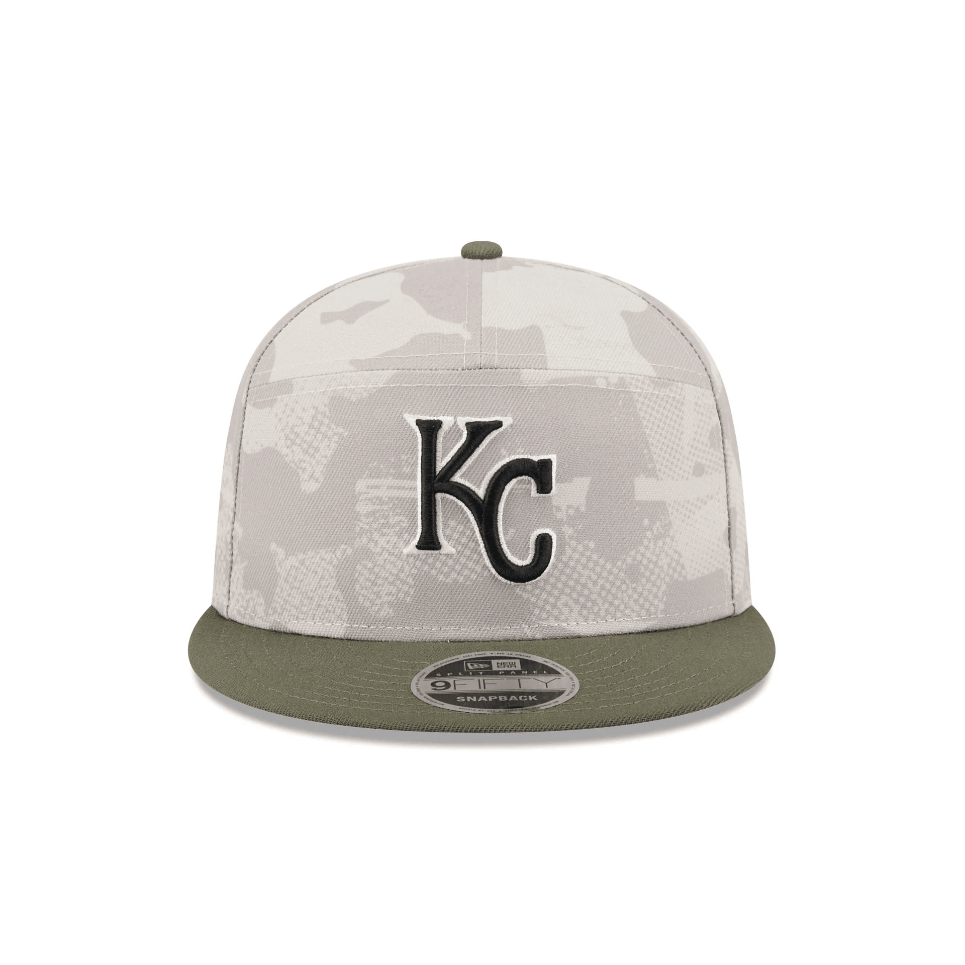 Kansas City Royals Camo Hat Snapback MLB Armed Forces Day 2025 Hat Merch Father's Day Gifts-1