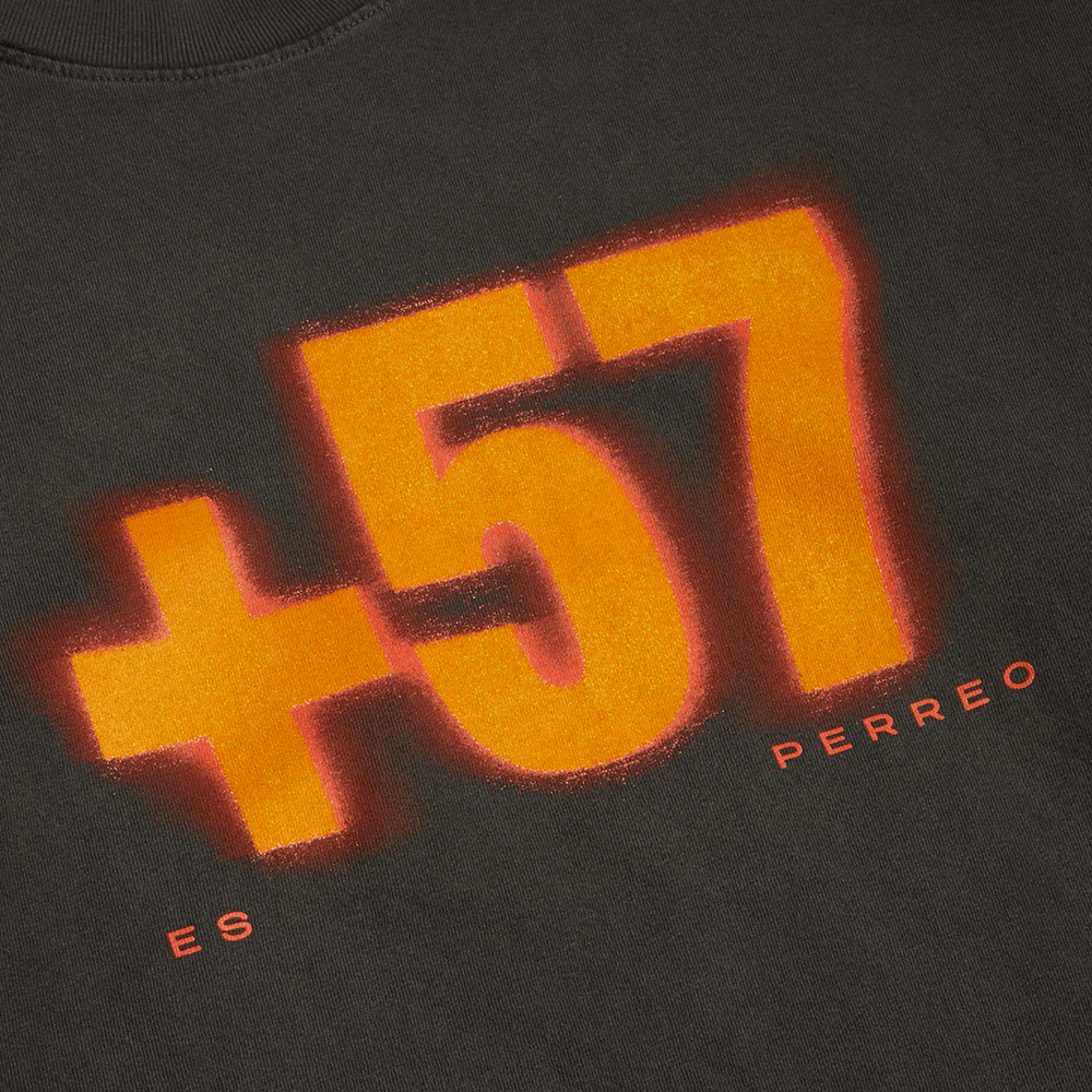 Karol G Merch Karol G +57 Perreo Long Sleeve T-Shirt Father's Day Gifts For Husband-1