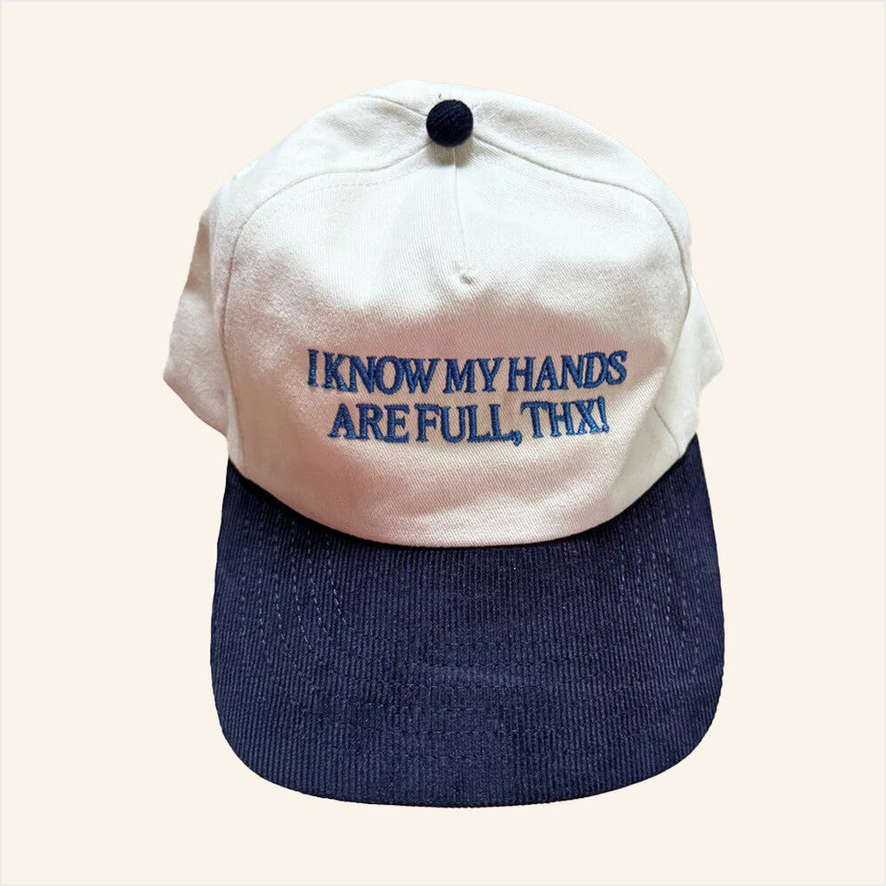 Karrie Locher Merch I Know My Hands Are Full TNX Embroidered Hat Gifts For Wife Gifts For BFF-1