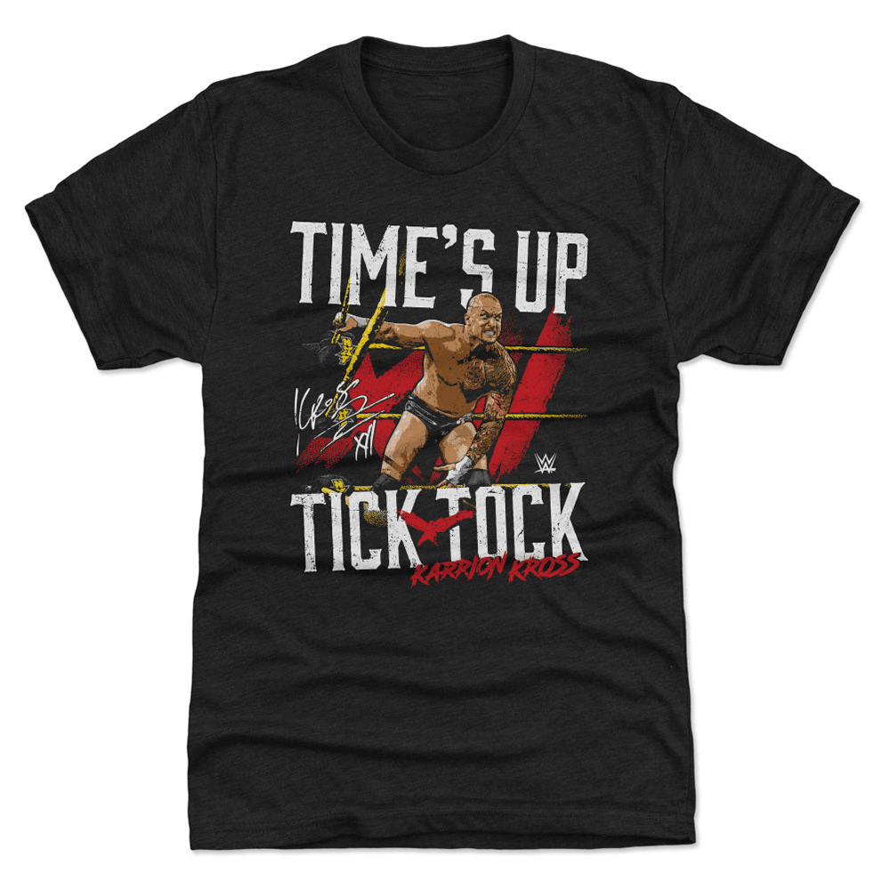 Karrion Kross Shirt Time's Up Tick Tock Karrion Kross Merch Father's Day Gifts For Son In Law-1