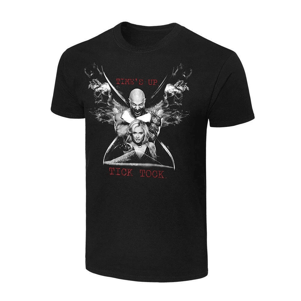 Karrion Kross Shirt Time's Up Tick Tock T-Shirt Merch Gifts For Father's Day Ideas-1