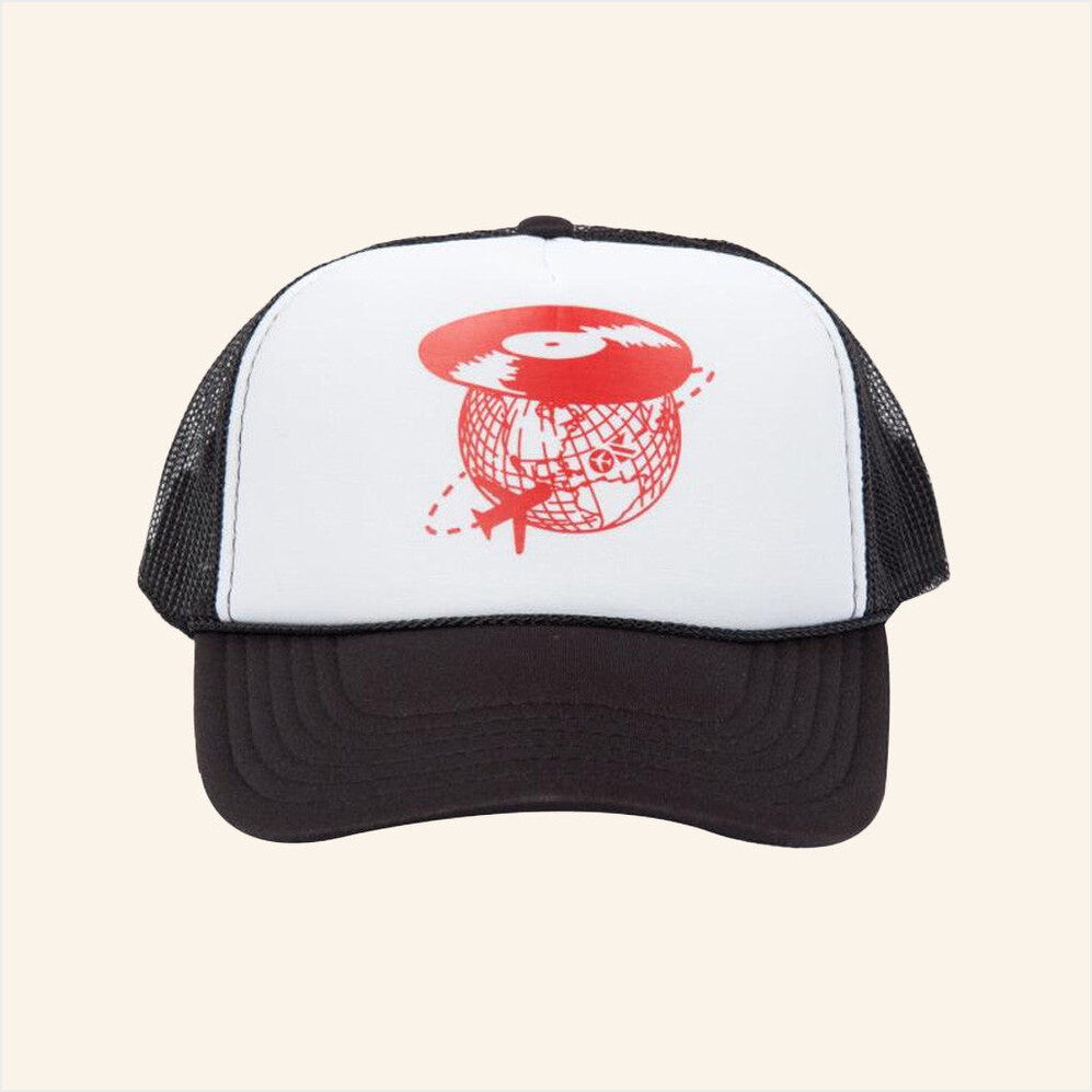 Kaskade Merch Destinations Red Trucker Hat Gifts For Husband Birthday Gifts For Fans-1