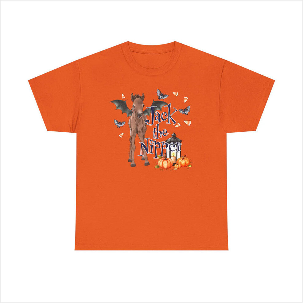 Katie Van Slyke Merch Jack The Nipper T-Shirt Orange Gifts For Besties Gifts For Sister-1