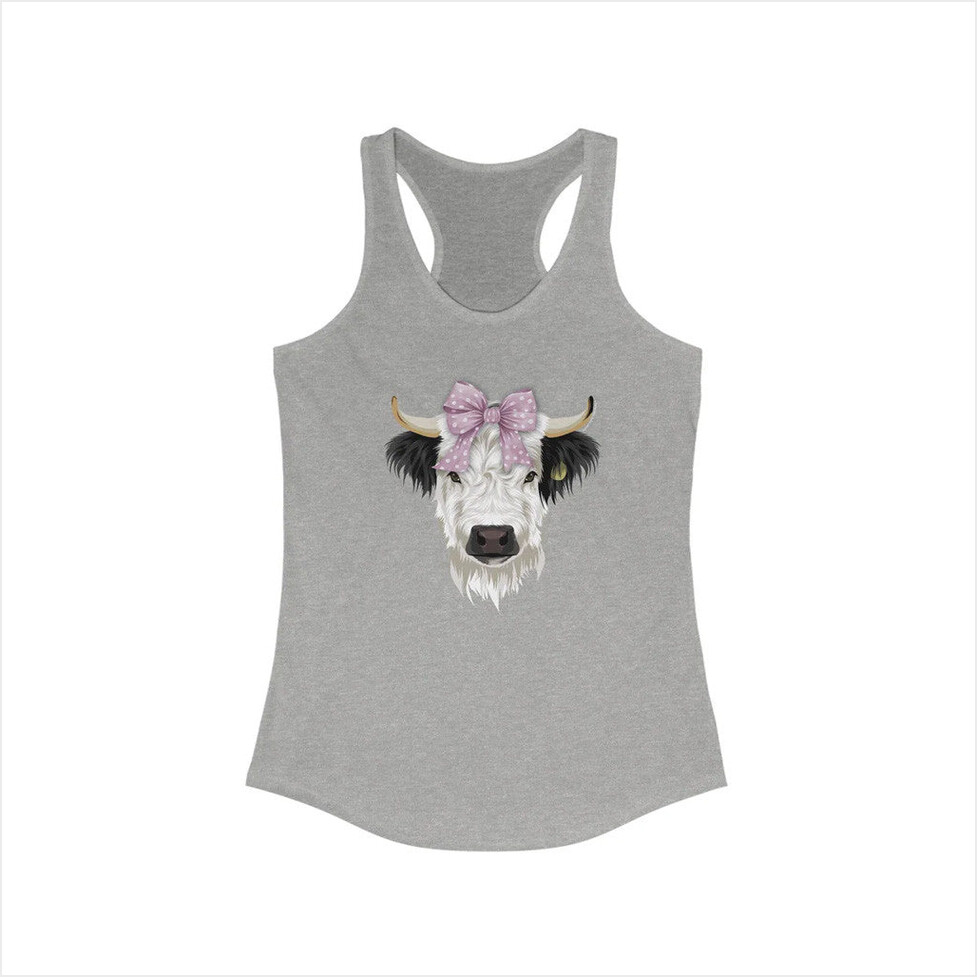 Katie Van Slyke Merch Poppy Tank Grey Best Gifts For Wife Birthday Gifts For Besties-1