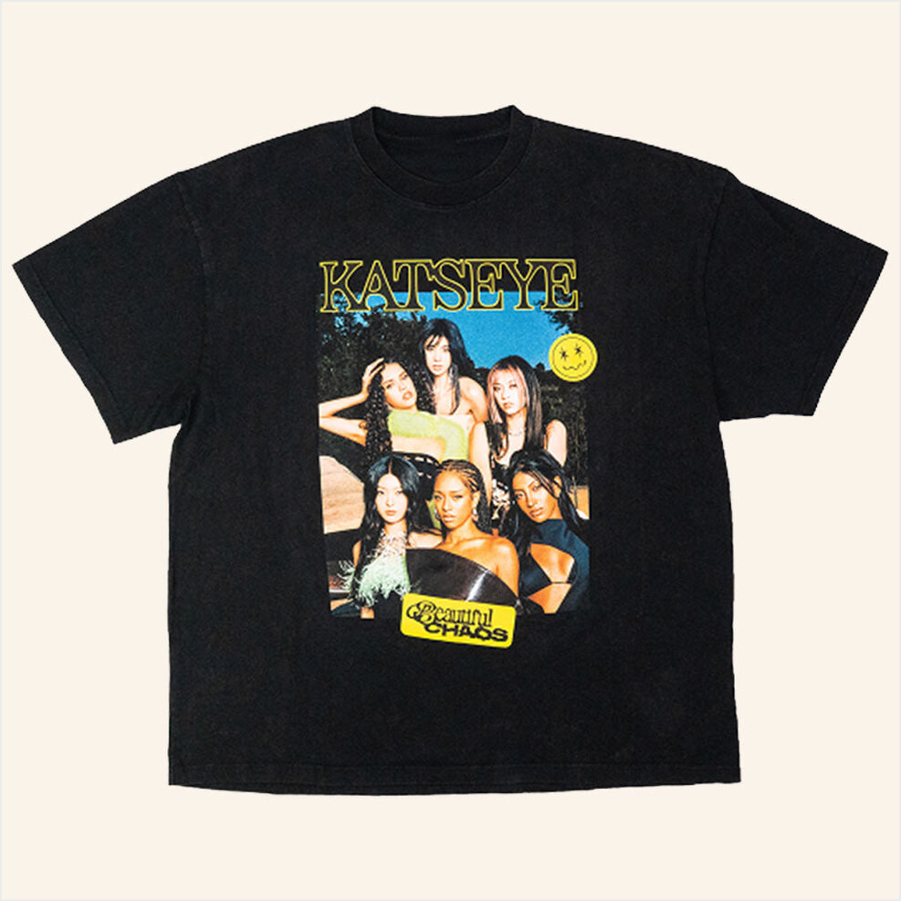 Katseye Merch 2025 Beautiful Chaos Katseye Shirt Gift Ideas For Friends Birthday Gifts For Fans-1