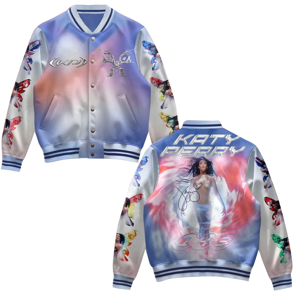 Katy Perry LIFETIMES Special Varsity Jacket Katy Perry Merch Mother's Day Gifts For Wife-1