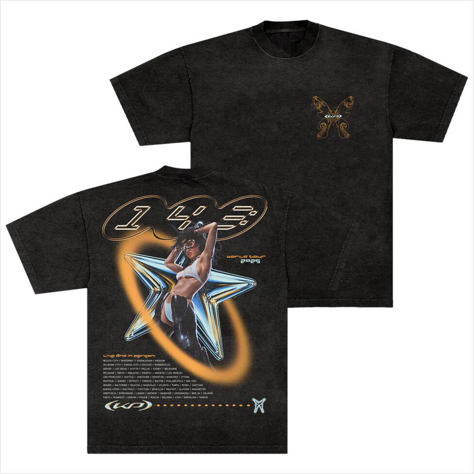 Katy Perry Merch Tour 2025 143 Tour Photo Wash T-Shirt Gifts For Fans Gifts For Brother-1