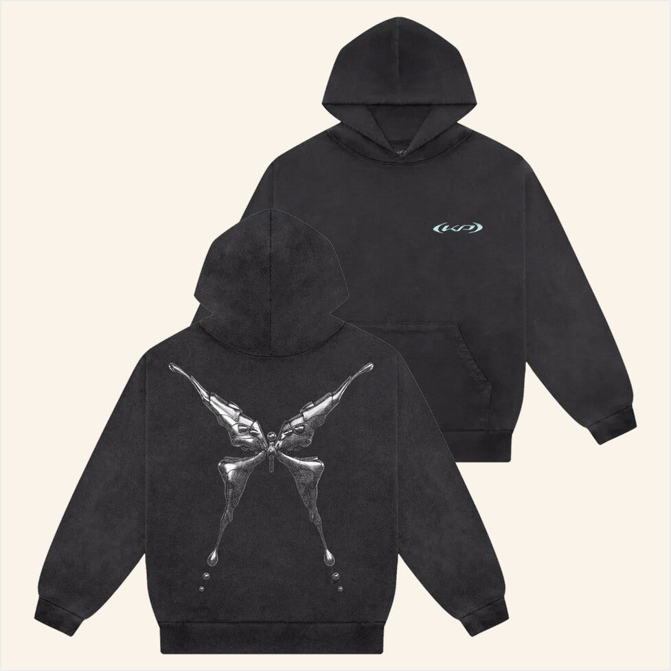 Katy Perry Merch Tour 2025 Butterfly Wash Hoodie Best Gifts For Music Lovers Gifts For Fans-1