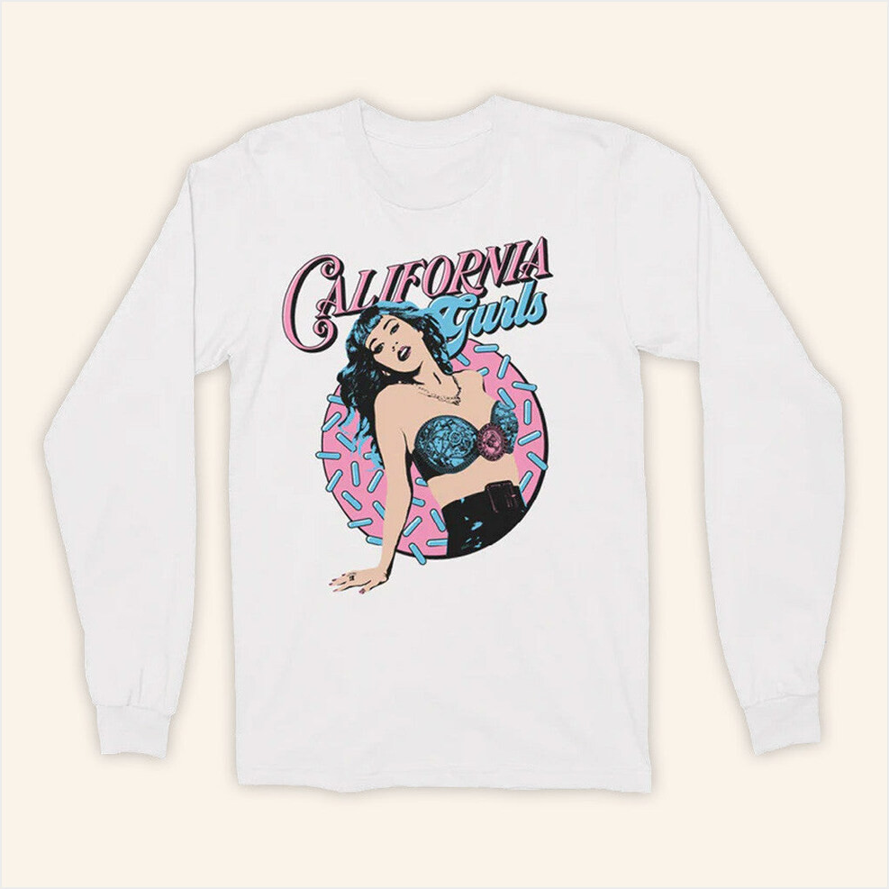 Katy Perry Merch Tour 2025 California Gurls Long Sleeve T-Shirt Gift Ideas For Music Lovers-1