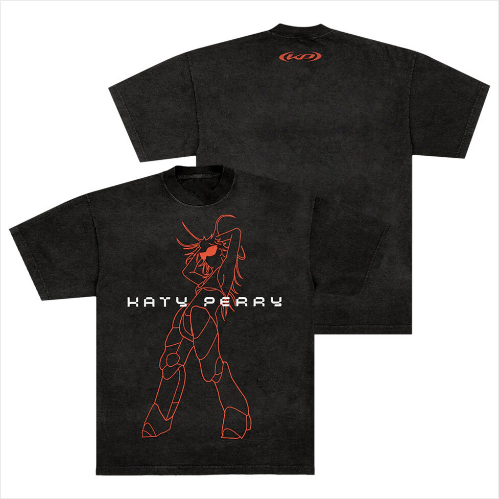 Katy Perry Merch Tour 2025 Outline Wash Shirt Gifts For Music Fans Gifts For Best Friend-1