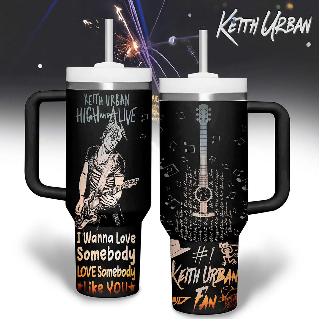 Keith Urban High And Alive Tour Tumbler Best Gifts For Music Lovers-1