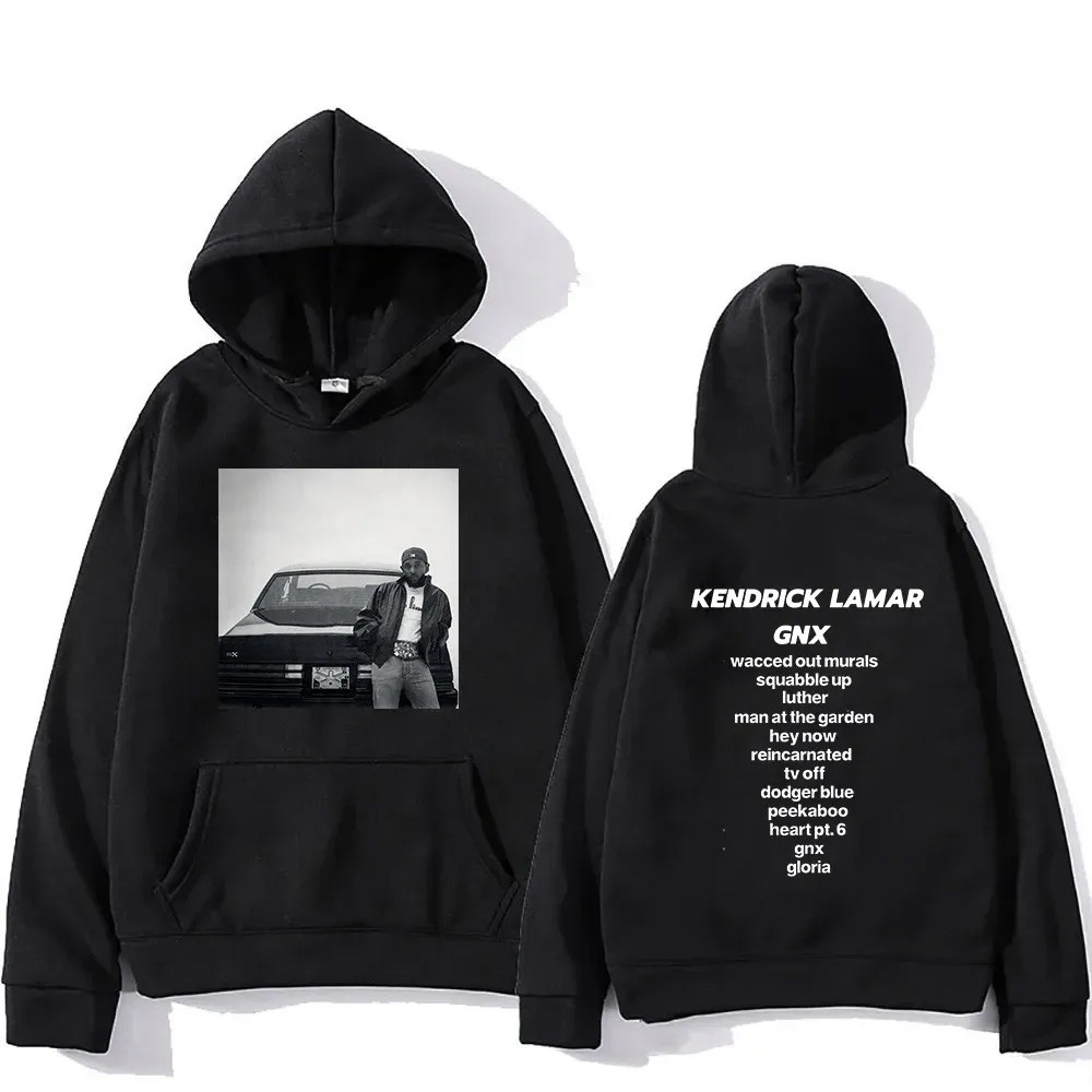 Kendrick And SZA Merch GNX Kendrick Lamar Graphic Hoodie Best Gifts For Music Lovers-1
