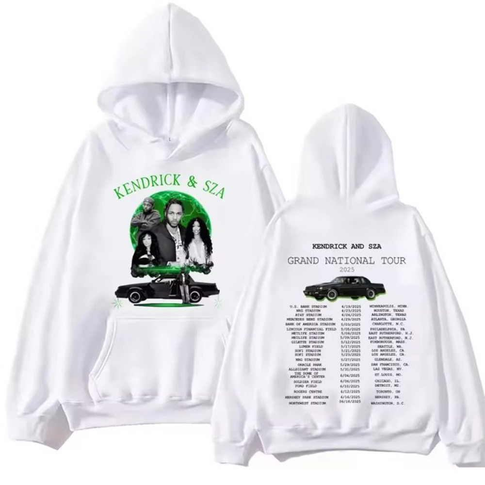 Kendrick And SZA Merch Kendrick Lamar And SZA Grand National Tour 2025 Hoodie Music Fans Gifts-1