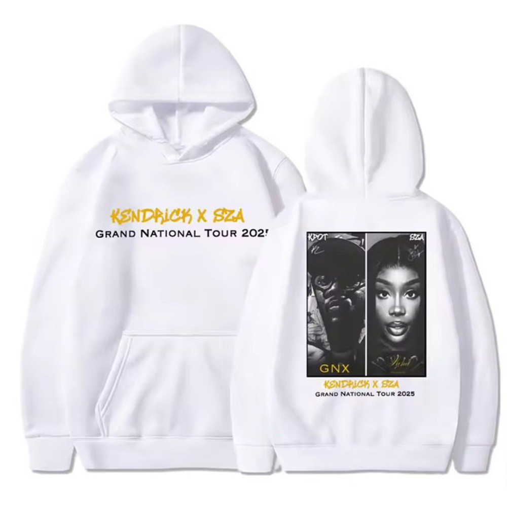 Kendrick And SZA Merch Kendrick Lamar SZA Grand National Tour 2025 Hoodie Gifts For Fans-1