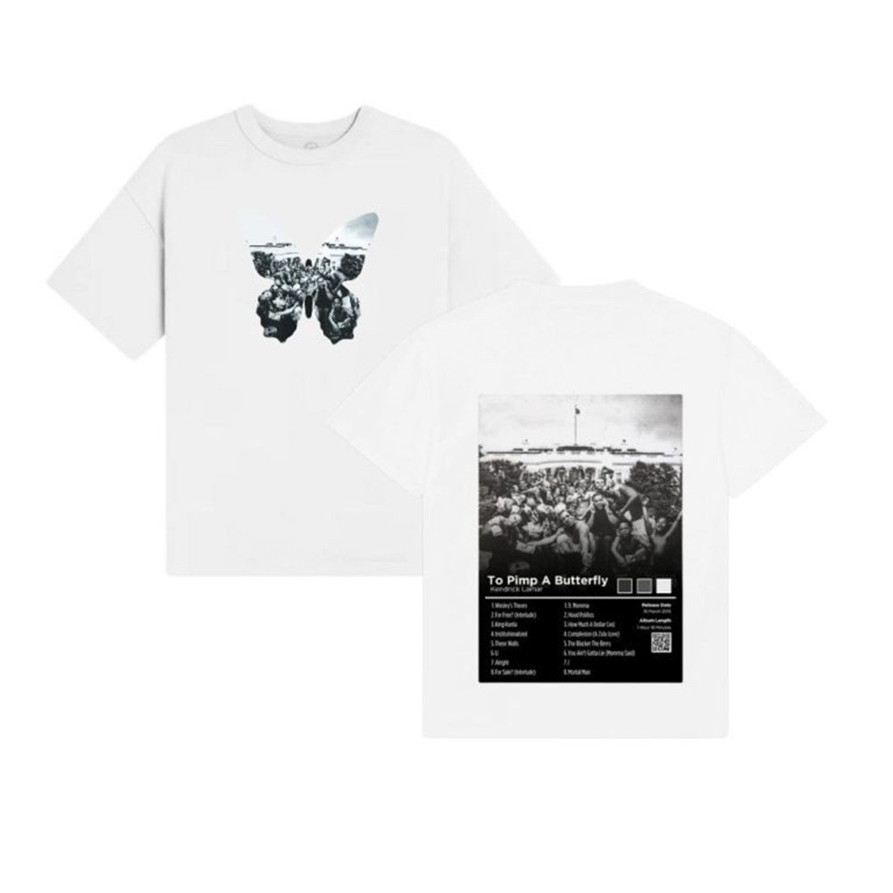 Kendrick And SZA Merch Pimp A Butterfly Album T-Shirt Top 10 Father's Day Gifts-1
