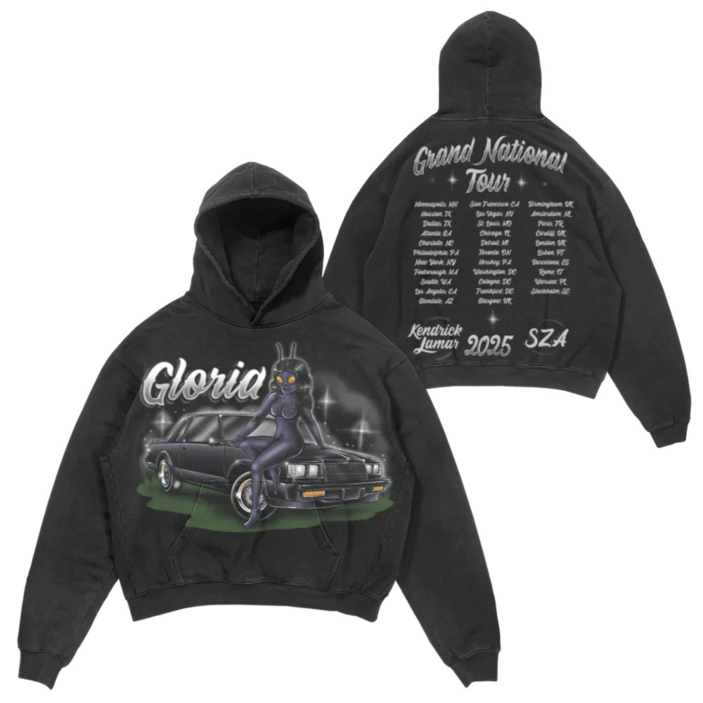 Kendrick Lamar 2025 Grand National Tour Gloria Bug Tour Hoodie Gifts For Music Lovers-1