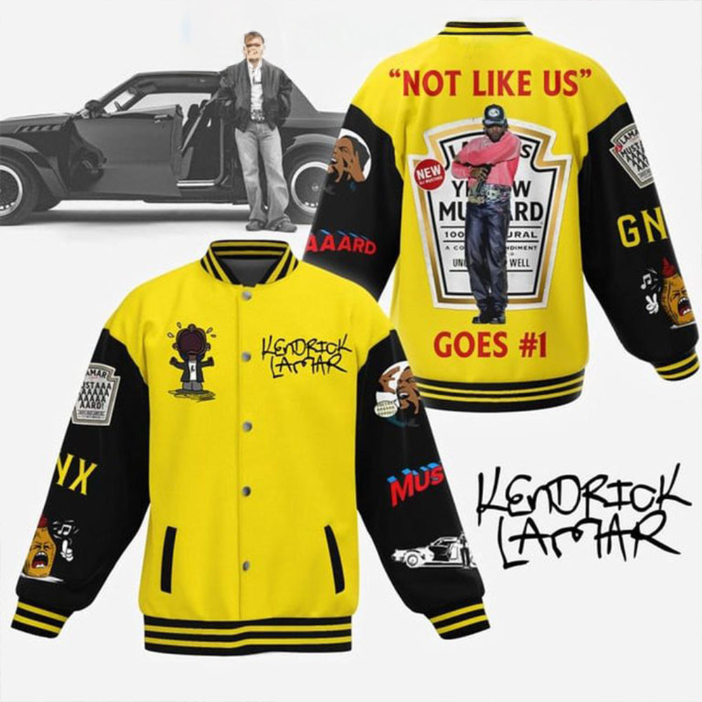 Kendrick Lamar Mustard Not Like Us Goes 231 Baseball Jacket Music Fans Gifts-1