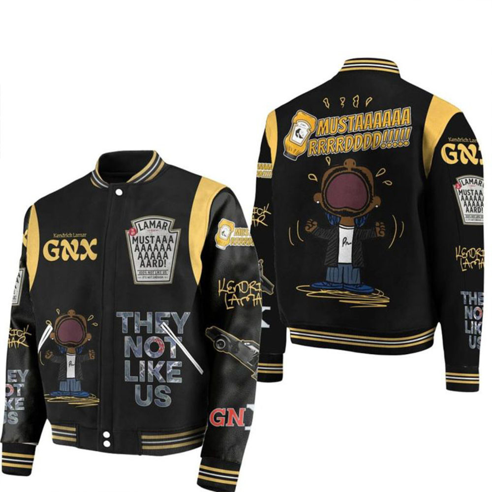Kendrick Lamar Mustard Not Like Us It's Not Enough Baseball Jacket Rapper Fans Gifts-1 Kendrick Lamar Mustard Not Like Us It's Not Enough Baseball Jacket Rapper Fans Gifts-1