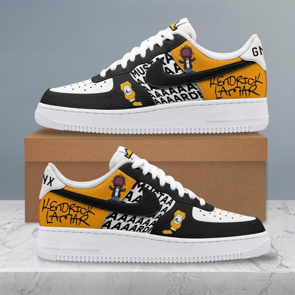 Kendrick Lamar Mustard Not Like Us Not Enough Air Force 1 Shoes Gifts For Rapper Fans-1