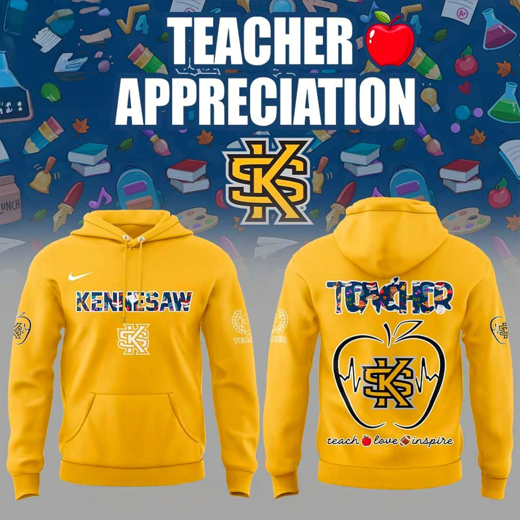 Kennesaw State Teachers Appreciation 2025 Hoodie Owls Merch Presents For Football Lovers-1