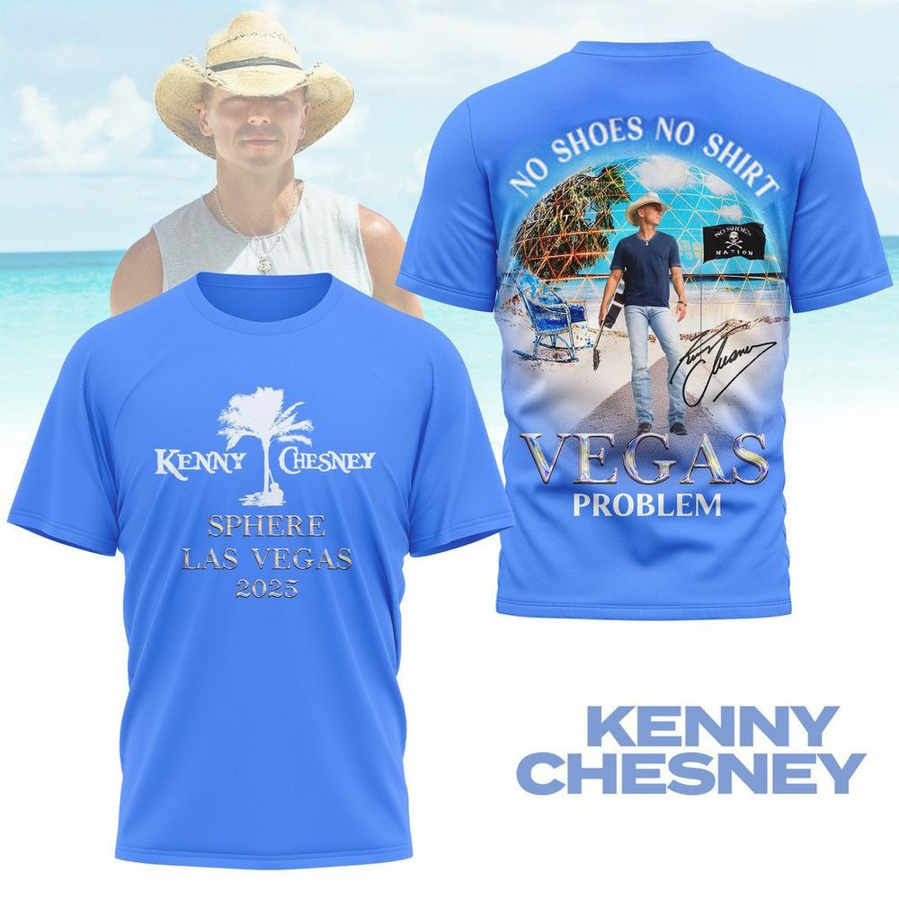 Kenny Chesney Sphere Las Vegas 2025 T-Shirt Father's Day Gifts For Son In Law-1