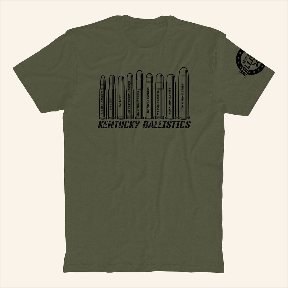 Kentucky Ballistics Merch Elephant Bullets T-Shirt Gift Ideas For Him Gifts For Best Friend-1