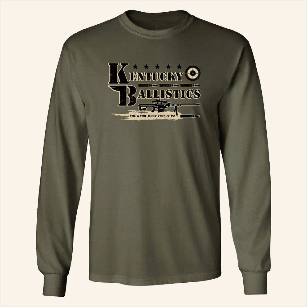 Kentucky Ballistics Merch You Know What Time Long Sleeve T-Shirt Gifts For Father Gifts For BFF-1