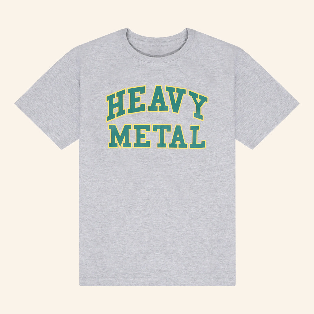 Kerrang Merch Heavy Metal Grey T-Shirt Gifts For Boyfriend-1