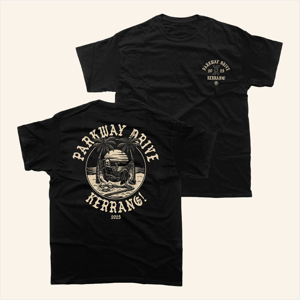 Kerrang Merch Parkway Drive X Kerrang Beach T-Shirt Presents For Dad Gifts For Best Friend-1
