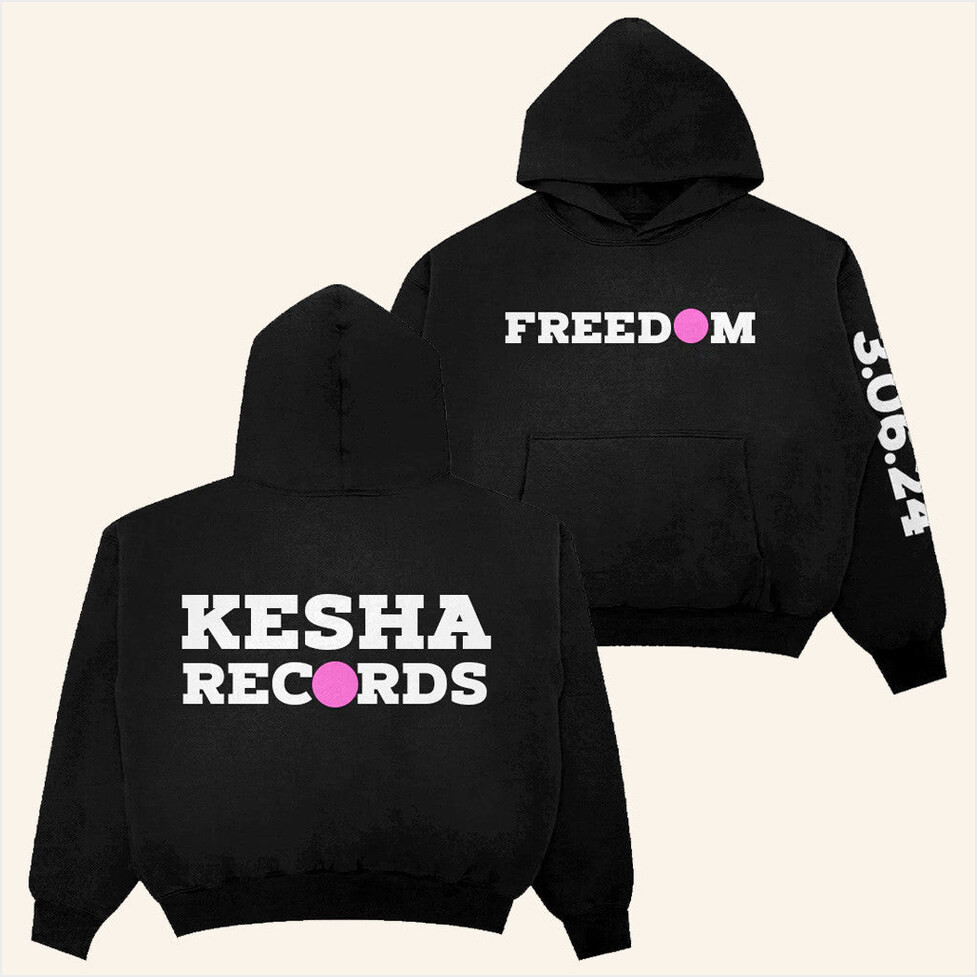 Kesha Merch Kesha Records Hoodie Gift Ideas For Her Birthday Gifts For Best Friend-1