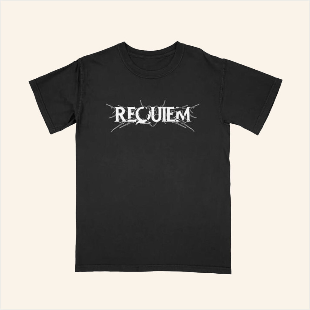 Keshi Music Merch Requiem Spikes T-Shirt Unique Gifts For Music Lovers Gifts For Besties-1