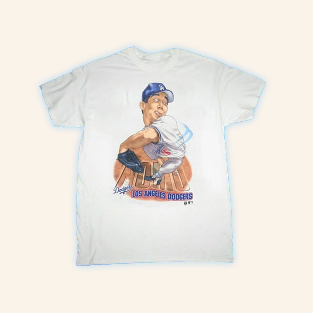 Kgpeshop Merch Retro La Dodgers Baseball World Series Champs Team T-Shirt Gifts For Fans-1