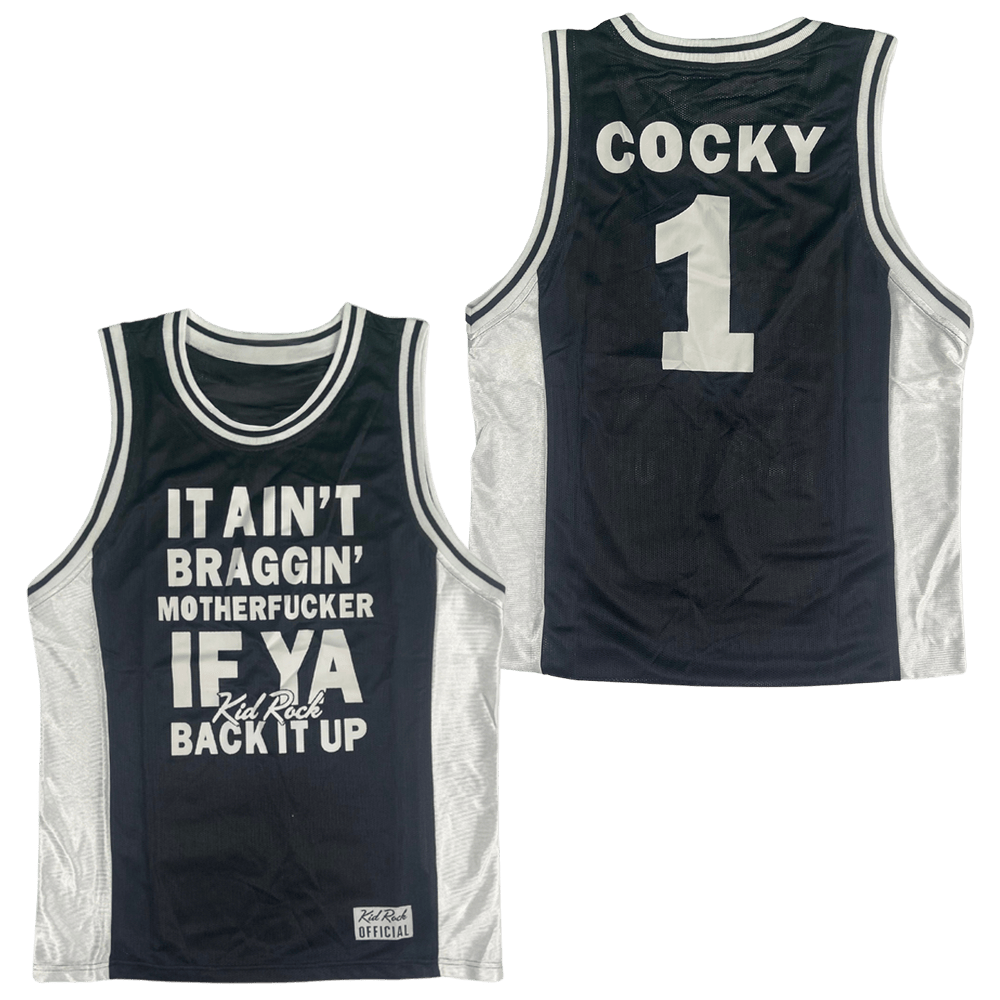 Kid Rock Merch Ain't Braggin' Basketball Jersey Father's Day Gifts For Son In Law-1