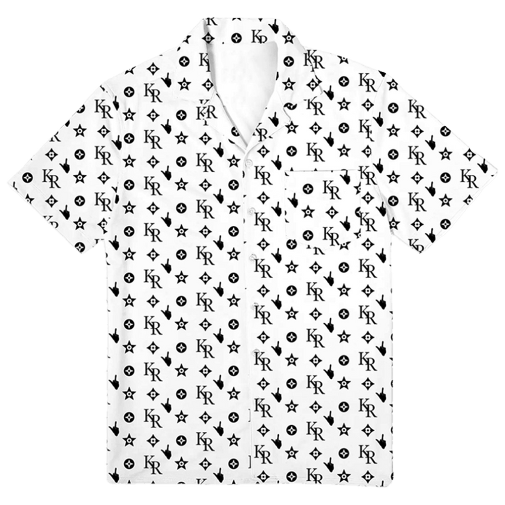 Kid Rock Merch KR Shirt Couture Button Up Shirt Best Father's Day Gifts For Dad-1