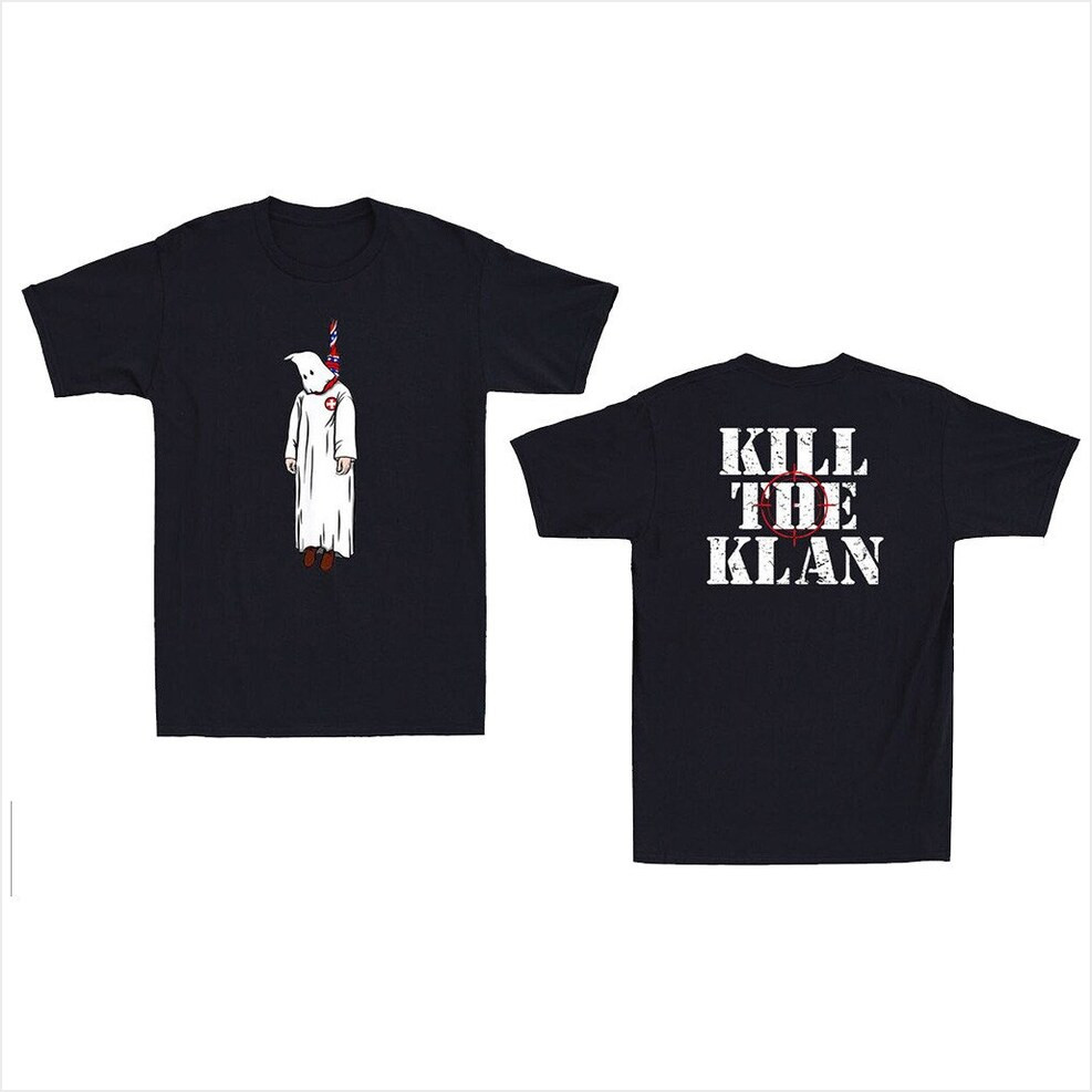 Kill The Klan Shirt Vintage T-Shirt Gifts For Halloween Birthday Gifts For Friends-1