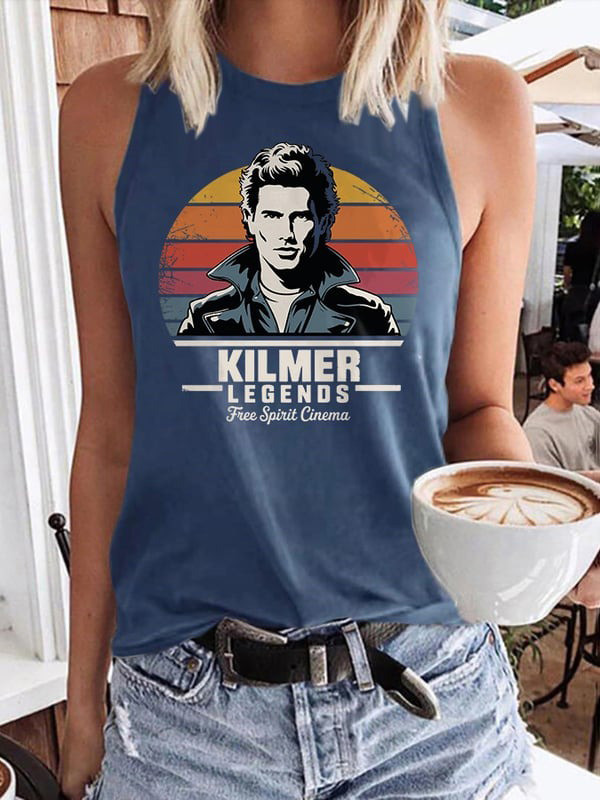 Kilmer Rest In Peace Muscle Tank For Women's RIP Val Kilmer Memorial Apparel-1