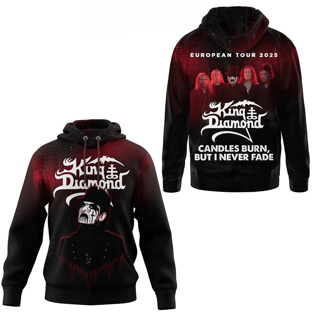 King Diamond European Tour 2025 Hoodie King Diamond Merch Best Gifts For Music Lovers-1 King Diamond European Tour 2025 Hoodie King Diamond Merch Best Gifts For Music Lovers-1
