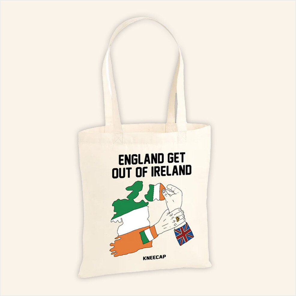 Kneecap Merch England Get Out Of Ireland Tote Bag Gift Ideas For Her Birthday Gifts For BFF-1