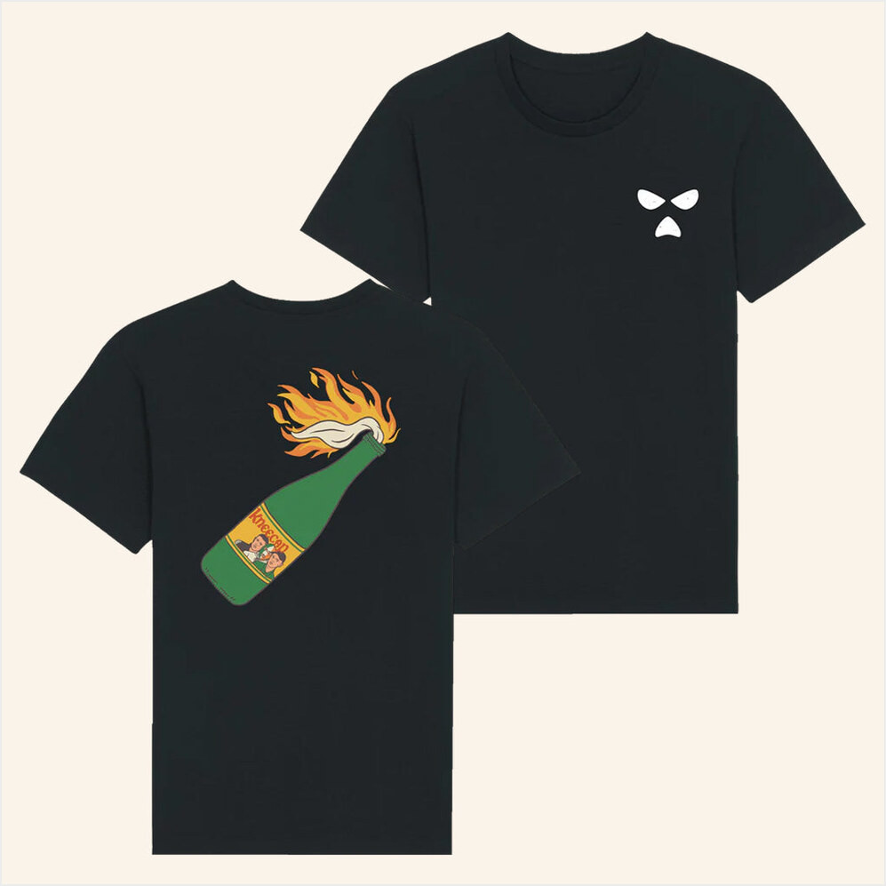 Kneecap Merch Flaming Buckfast T-Shirt Present For Husband Birthday Gifts For Best Friend-1