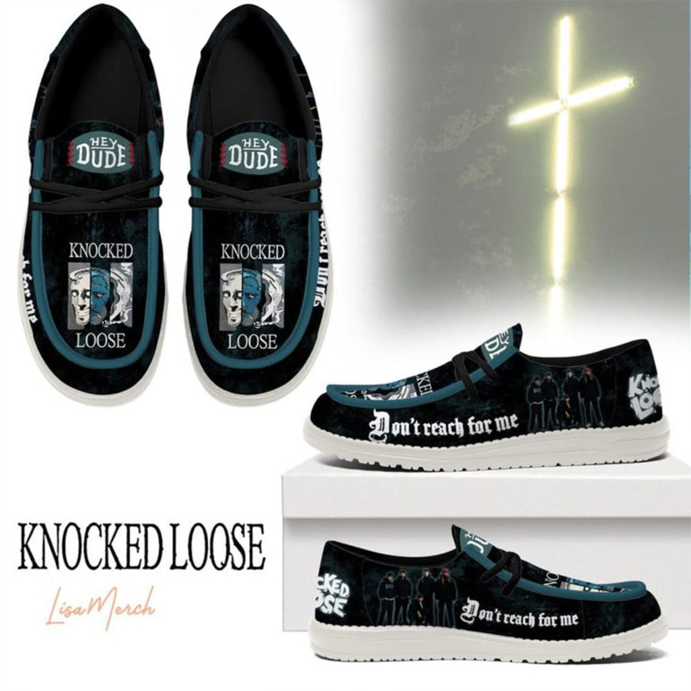 Knocked Loose Don't Reach For Me 2025 Hey Dude Shoes Gifts For Band Fans-1