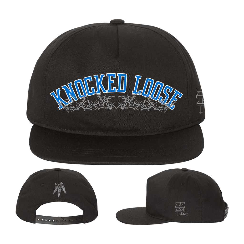 Knocked Loose Merch Knocked Loose Branch Angel Black Snapback Hat Best Father's Day Gifts-1 Knocked Loose Merch Knocked Loose Branch Angel Black Snapback Hat Best Father's Day Gifts-1