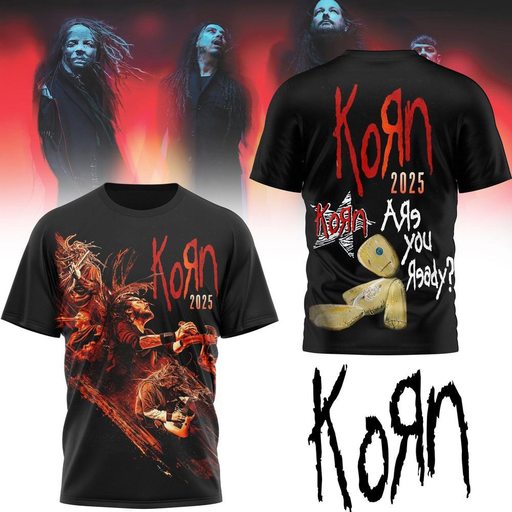 Korn 2025 Poster Tour Limited Edition T-Shirt Father's Day Gifts For Husband-1