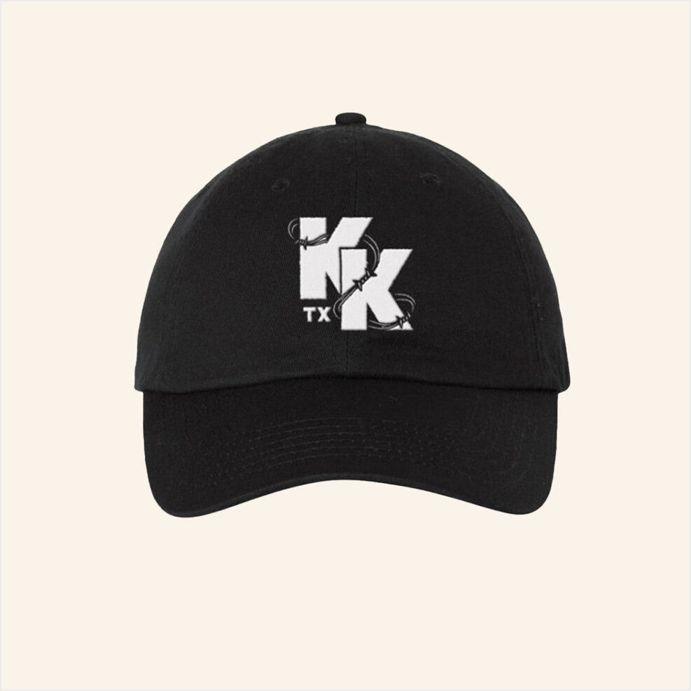 Kublai Khan Tx Merch Barbed Wire Embroidered Hat Present For Husband Birthday Gifts For Friends-1