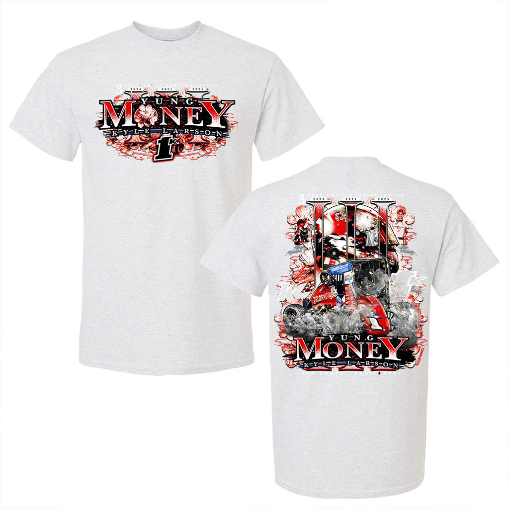 Kyle Larson 2025 Chili Bowl Champion T-Shirt KL Merch Gift Ideas For Dad-1