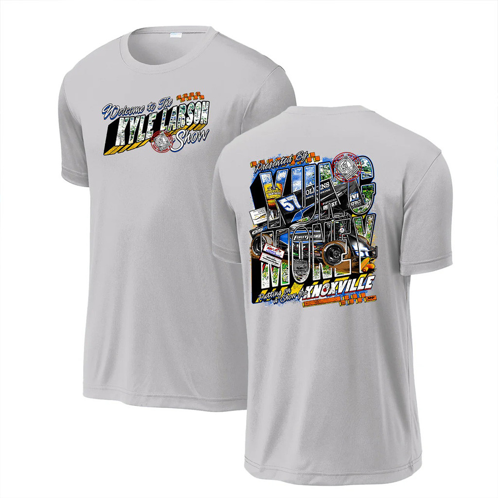 Kyle Larson Show Adult Ocean T-Shirt KL Merch Gifts For Racing Fans-1