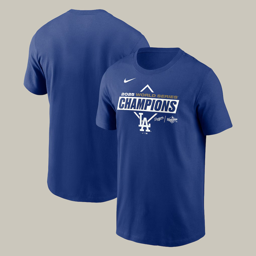 LA Dodgers 2025 World Series T-Shirt Los Angeles Dodgers Shirt Baseball Team Gifts-1