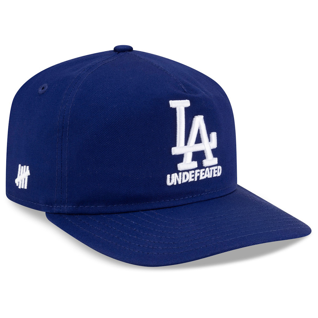 LA Dodgers Back To Back Champions Hat Los Angeles Dodgers New Era x Undefeated Royal Embroidered Hat-1