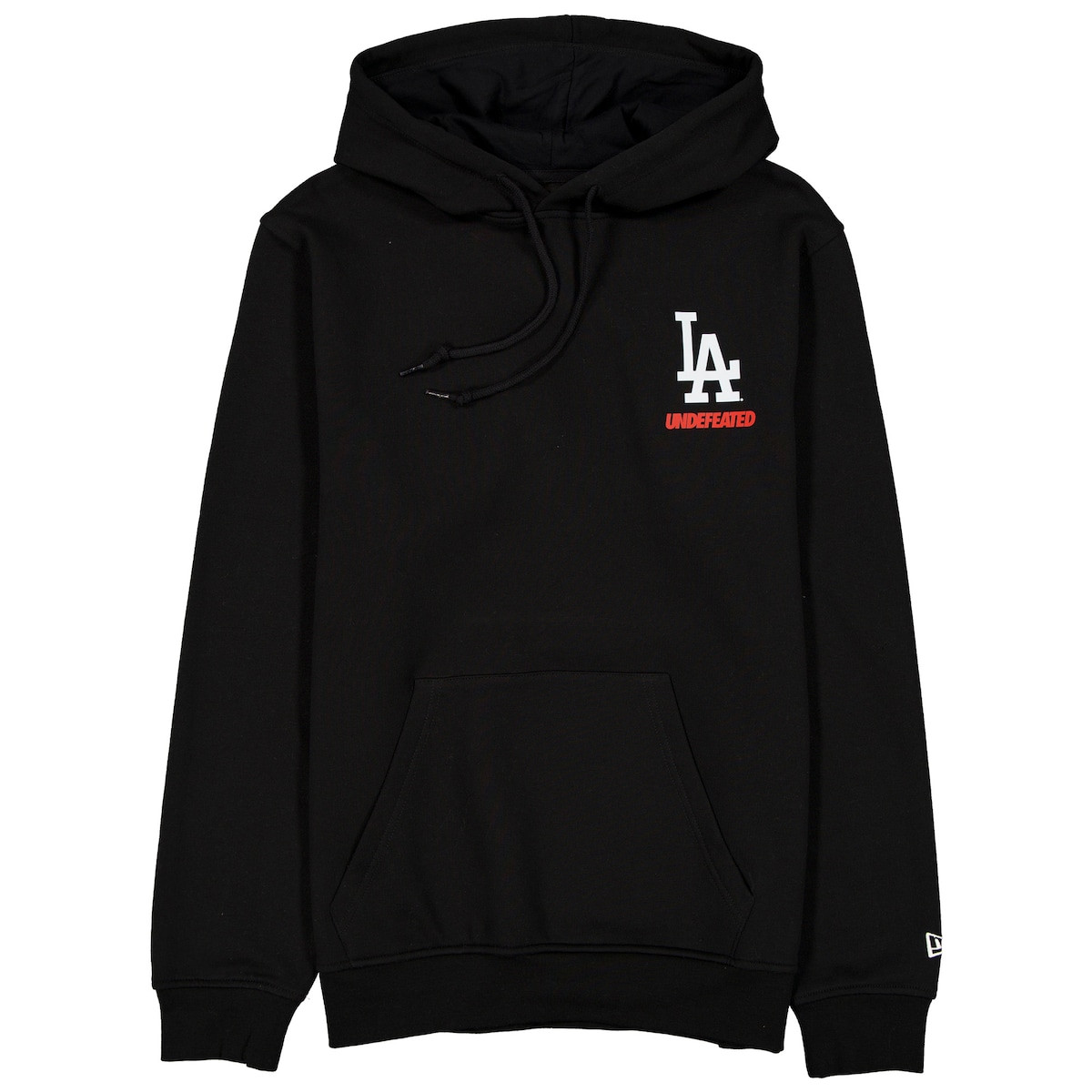 LA Dodgers Back To Back Champions Hoodie Los Angeles Dodgers New Era x Undefeated Black Hoodie-1