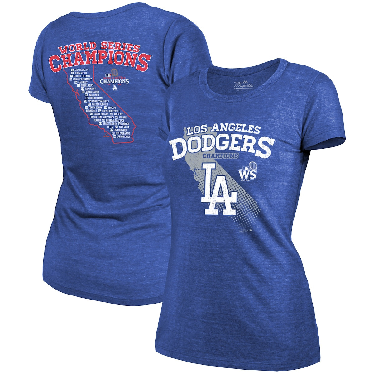 LA Dodgers Back To Back Champions Shirt 2025 Los Angeles Dodgers World Series Champions T-Shirt-1